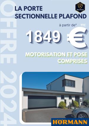 Promo PORTES DE GARAGE HORMANN